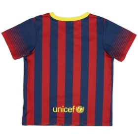 Camisola Barcelona 2013-14 Retro 1º Equipamento Manga Curta